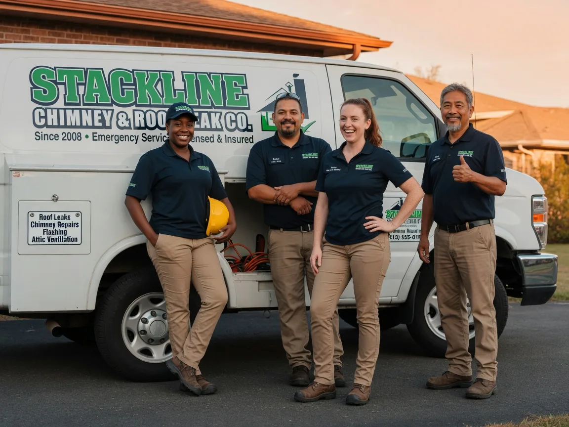 Chimney flashing repair company in Garland, NE
